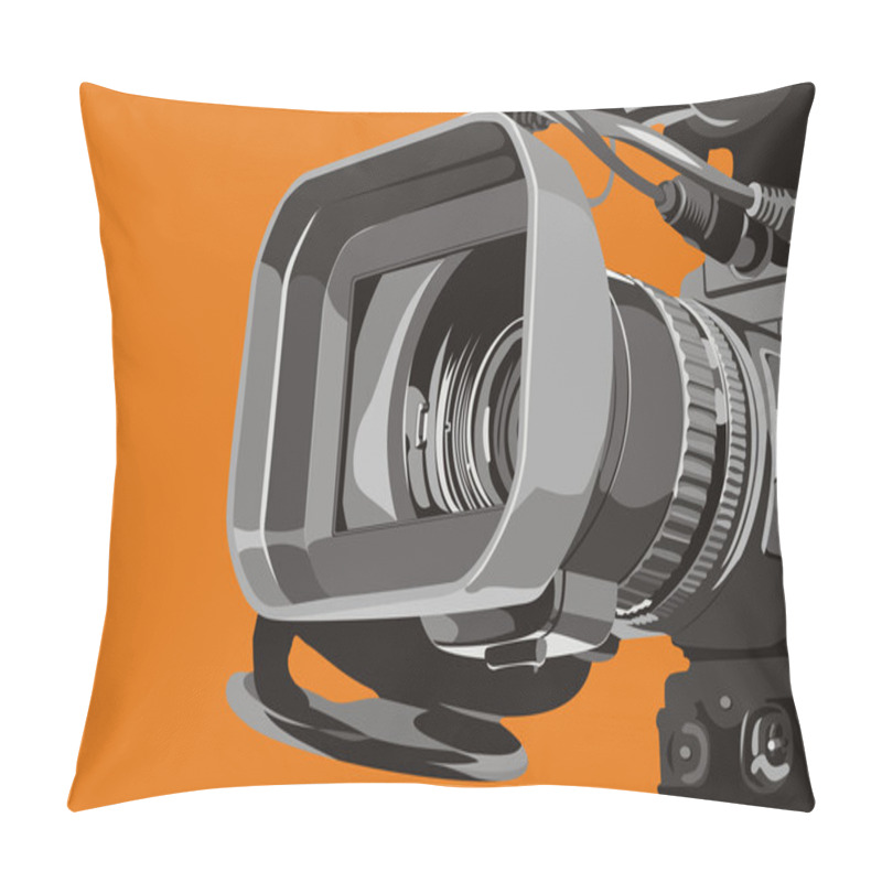 Personality  Tv Camera Pillow Covers