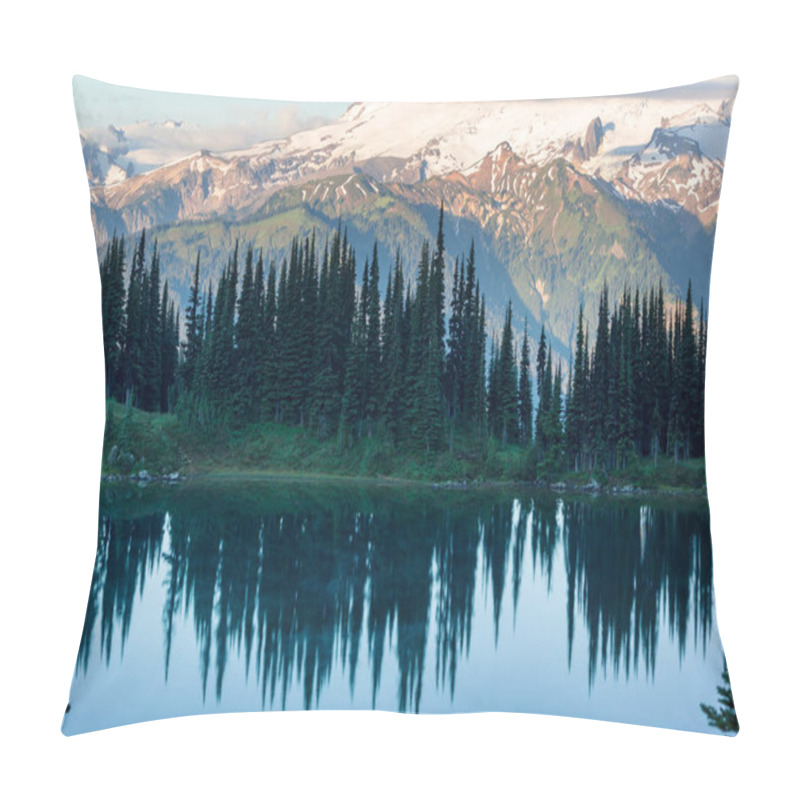 Personality  Beautiful Mountain Peak In  North Cascade Range, Washington / USA Pillow Covers