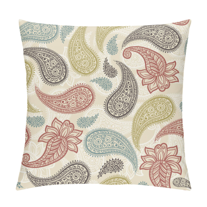 Personality  Classic Native Paisleys Seamless Pattern For Wallpaper Design Pillow Covers