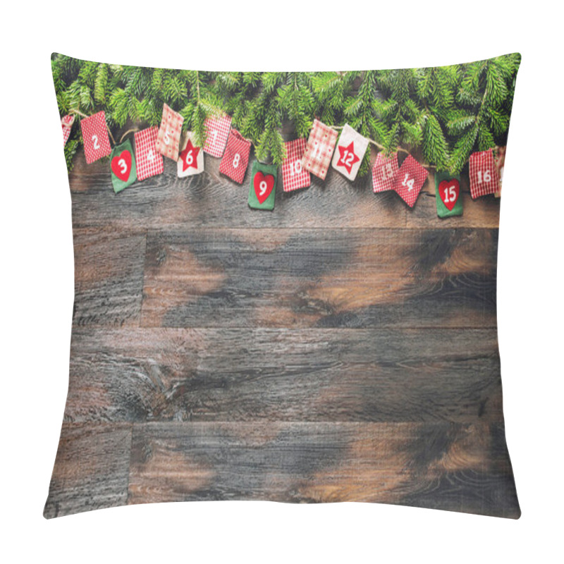 Personality  Advent Calendar With Christmas Gifts Decoration Pillow Covers