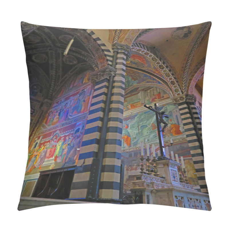 Personality  Interior Of The Prato Cathedral,Tuscany,Italy Pillow Covers