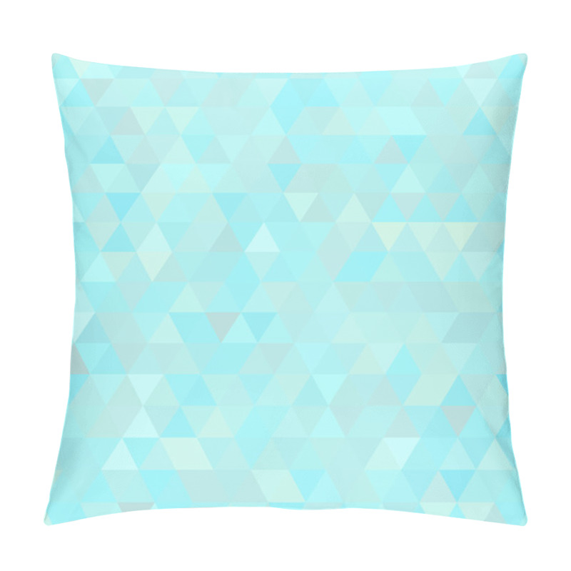 Personality  Light Blue Abstract Triangles Seamless Background Pillow Covers