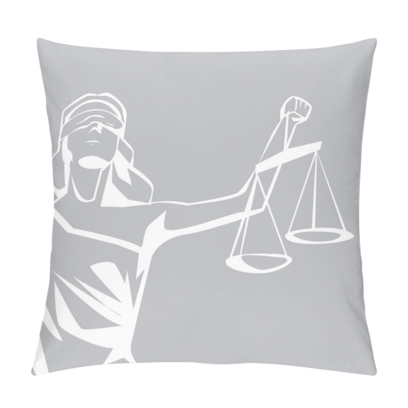 Personality  Illustration Of Themis Pillow Covers