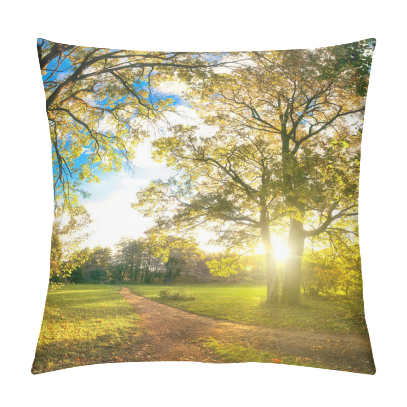 Personality  Autumn Park Pillow Covers