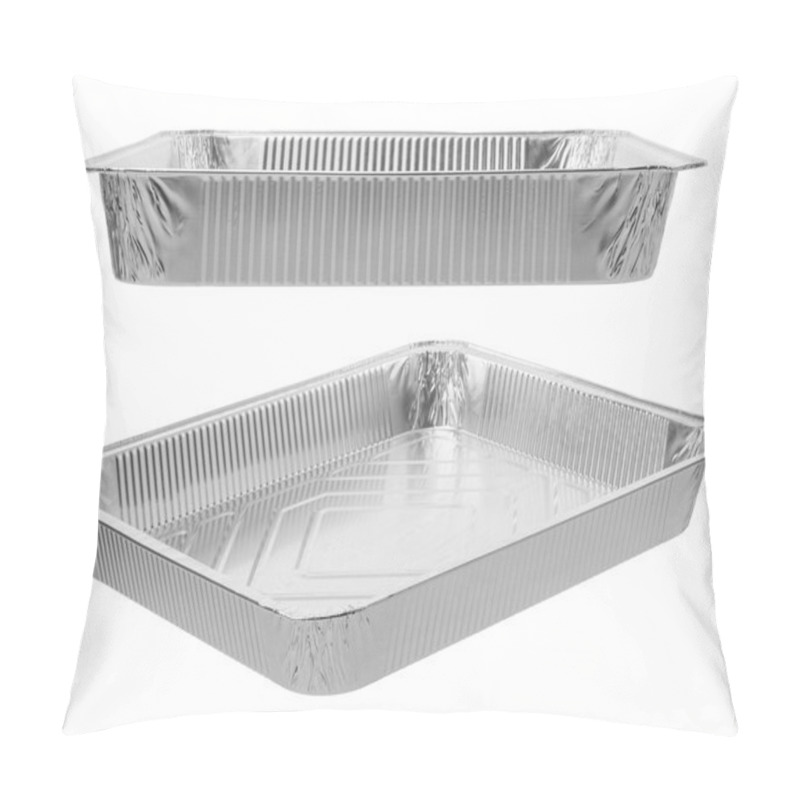 Personality  Baking Dish From A Foil On White Pillow Covers