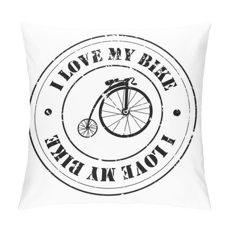 Personality  I Love My Bike Pillow Covers