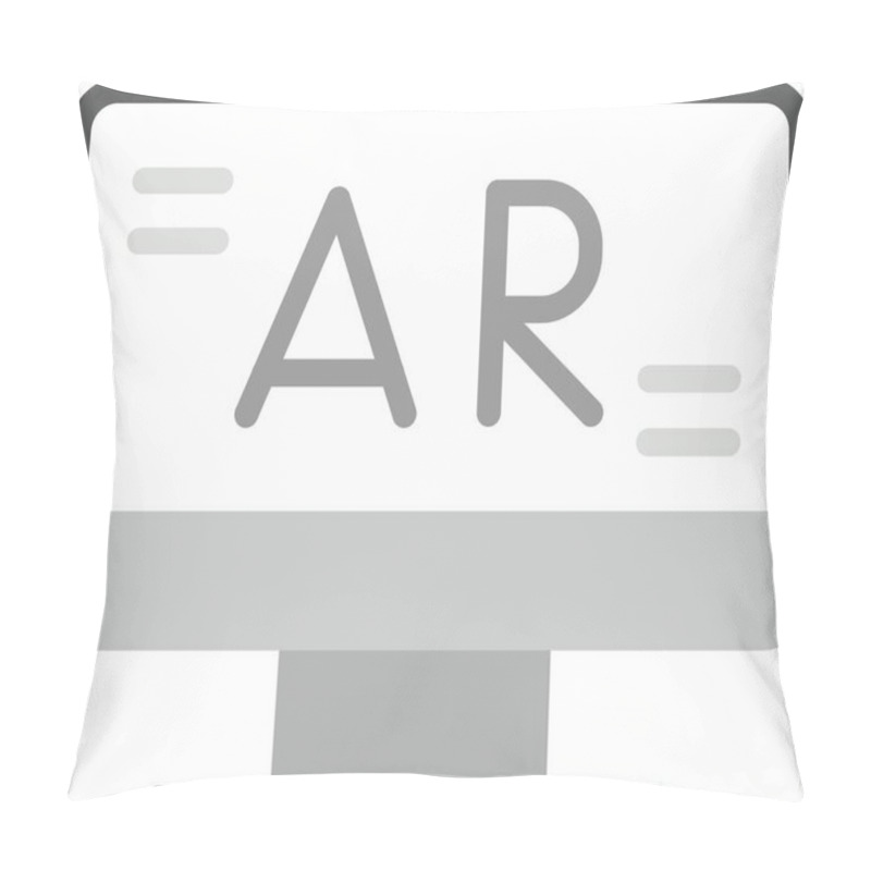 Personality  Screen Icon, Vector Illustration Simple Design Pillow Covers