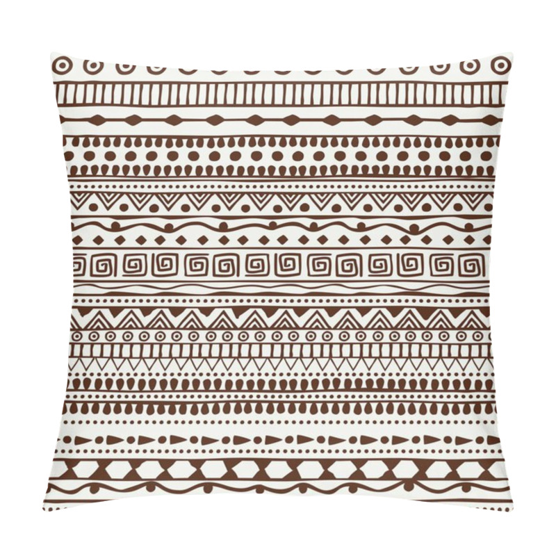 Personality  Seamless Tribal Pattern In  African Motifs  Pillow Covers