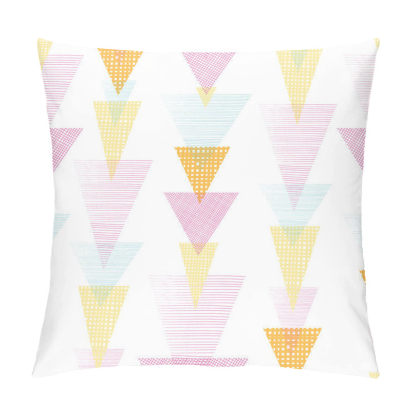 Personality  Overlayed Triangles Stripes Seamless Pattern Background Pillow Covers