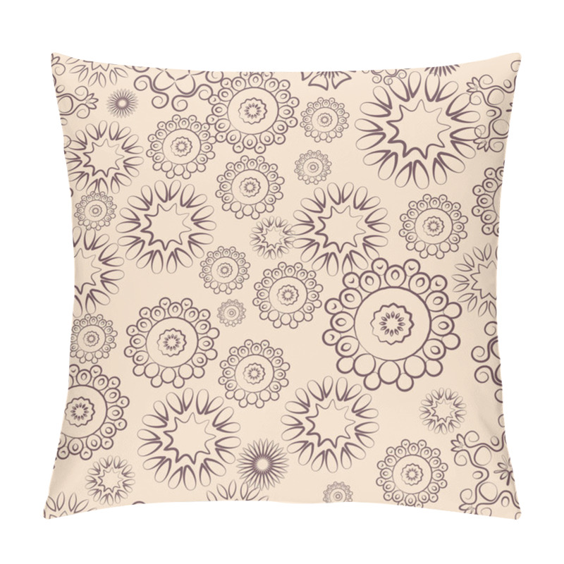 Personality  Seamless Floral Patterns Pillow Covers