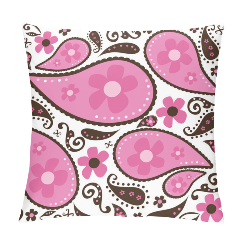 Personality  Pink Paisley Design Pillow Covers