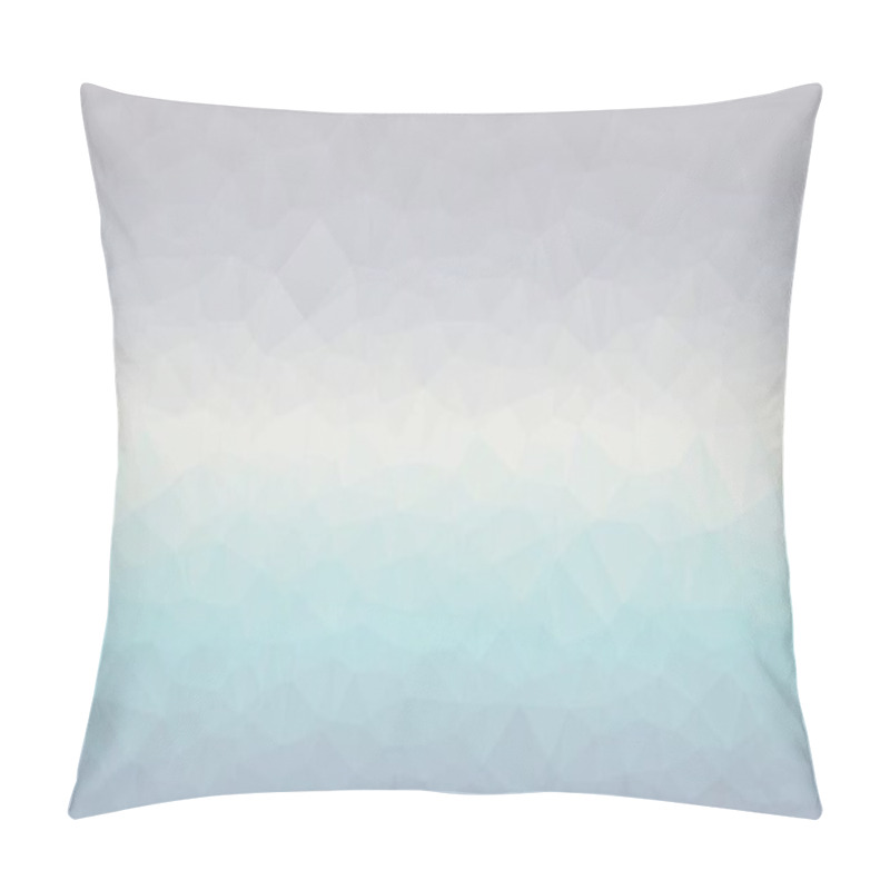 Personality  Blue And Grey Gradient Background With Prismatic Pattern Pillow Covers