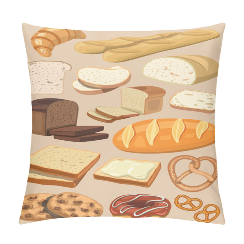 Personality  Vector Bread Pillow Covers