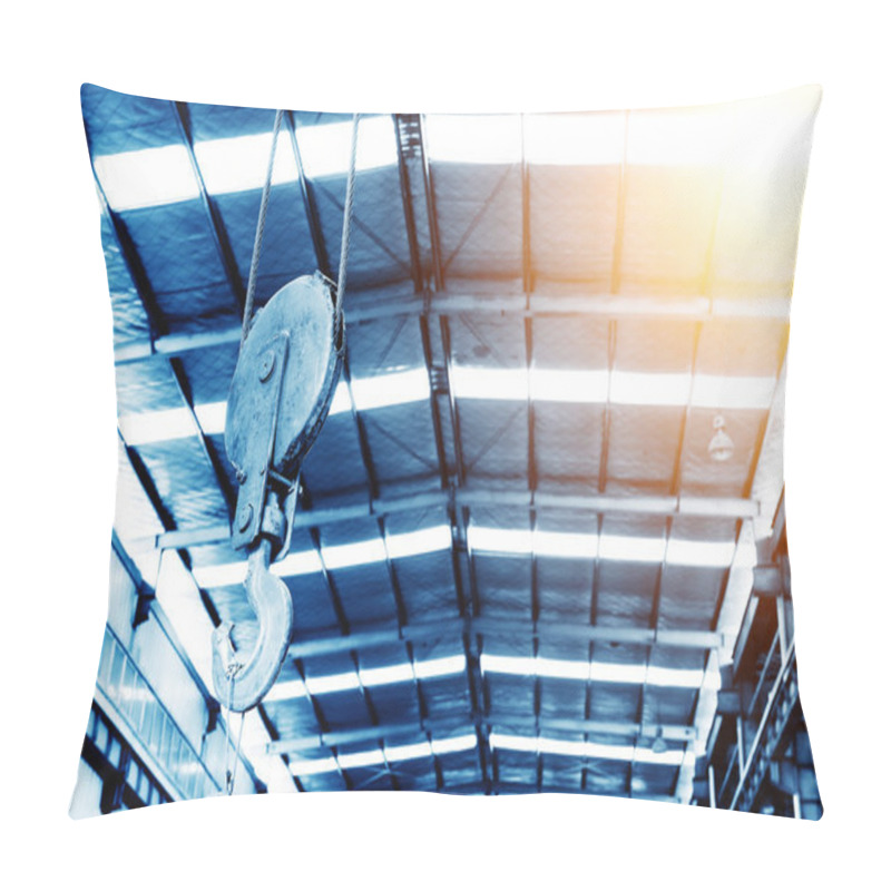 Personality  Factory Floor, Ceiling And Cranes Pillow Covers