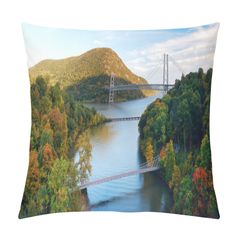 Personality  Hudson River Valley Panorama Pillow Covers