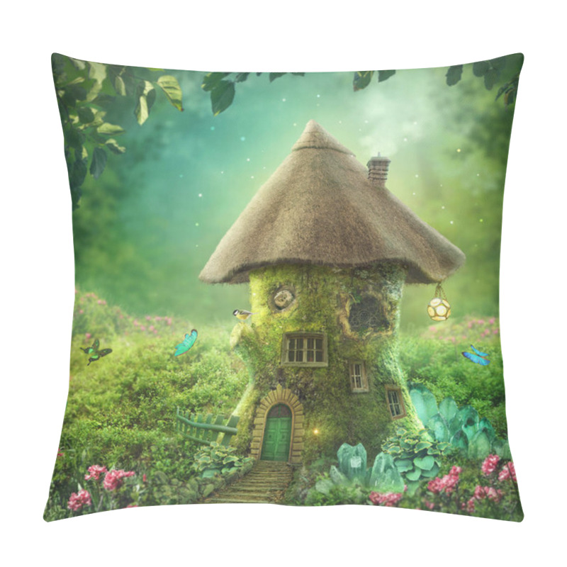 Personality  Magic Home In The Forest Pillow Covers