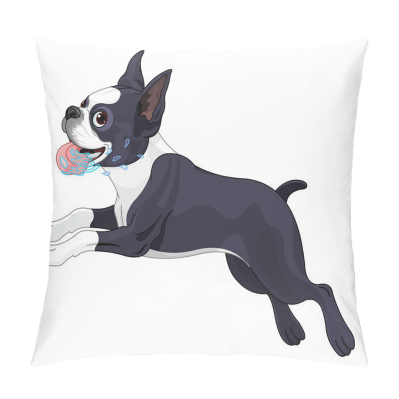 Personality  Cute Terrier Boston Pillow Covers