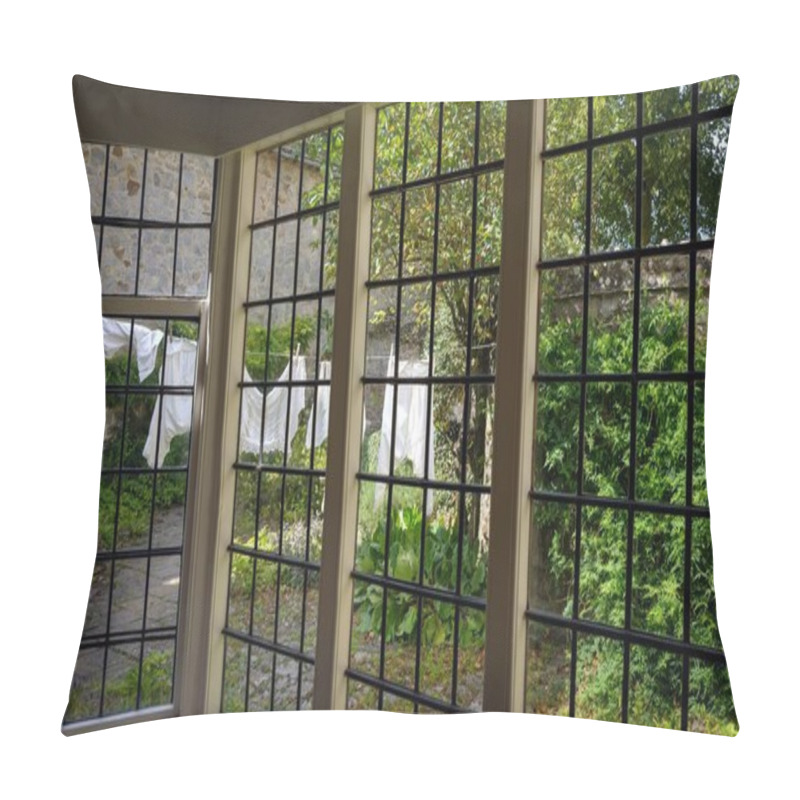 Personality  Interior Of 16th Century Antique Avebury Manor In Avebury England United Kingdom Pillow Covers