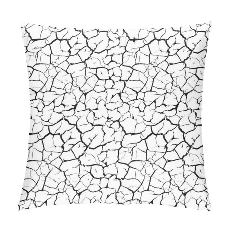 Personality  Seamless Texture Cracked Effect. Pillow Covers