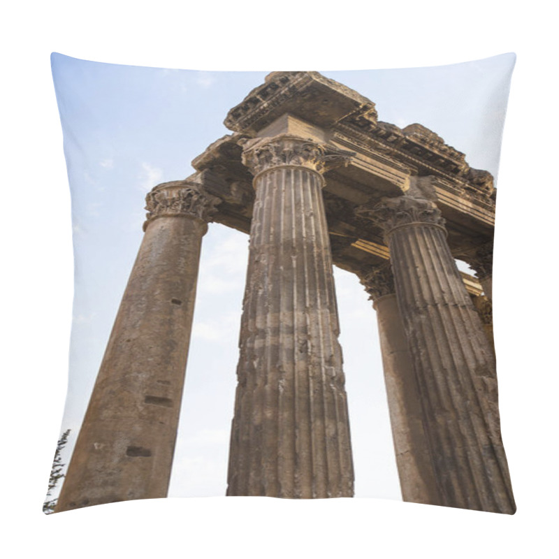 Personality  Roman Ruins Of Ancient Heliopolis Temple Complex. Baalbek, Bekaa Valley, Lebanon. Pillow Covers