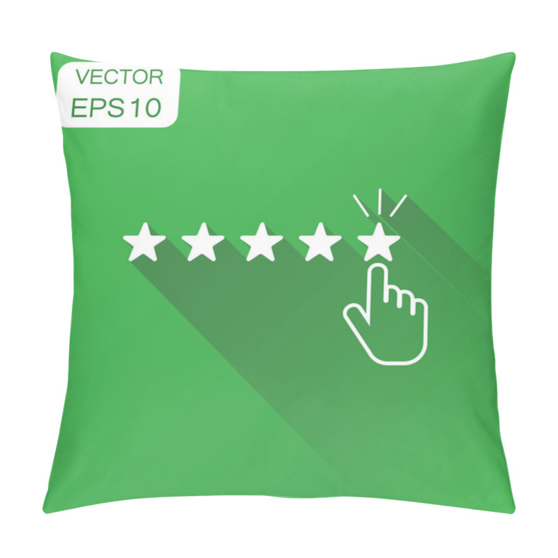 Personality  Customer Reviews, Rating, User Feedback Icon. Business Concept R Pillow Covers