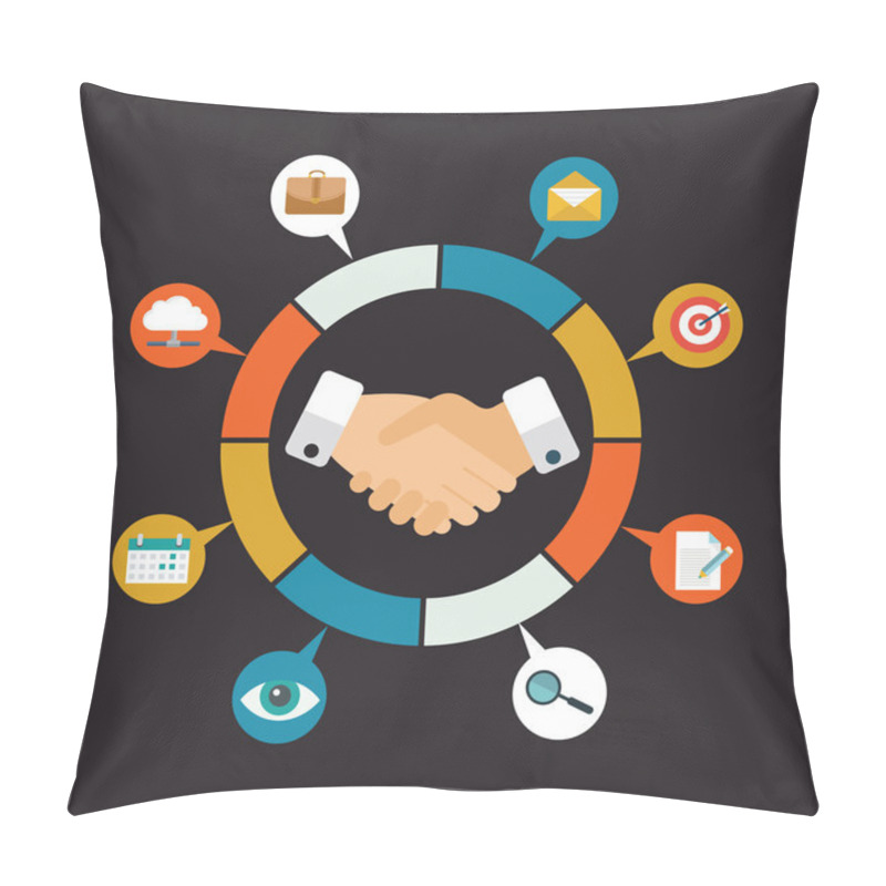 Personality  Customer Relationship Management Pillow Covers