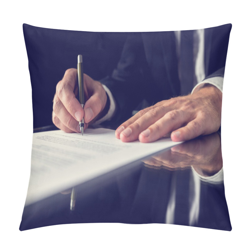 Personality  Signing Legal Document Pillow Covers