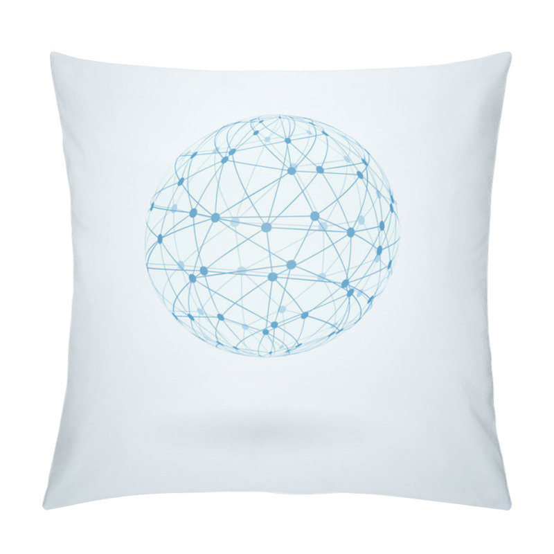 Personality  Global Network Icon Pillow Covers