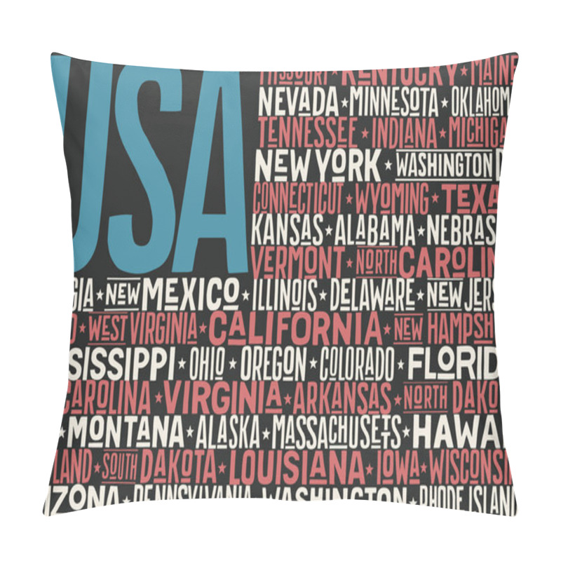 Personality  United States Of America Flag Pillow Covers