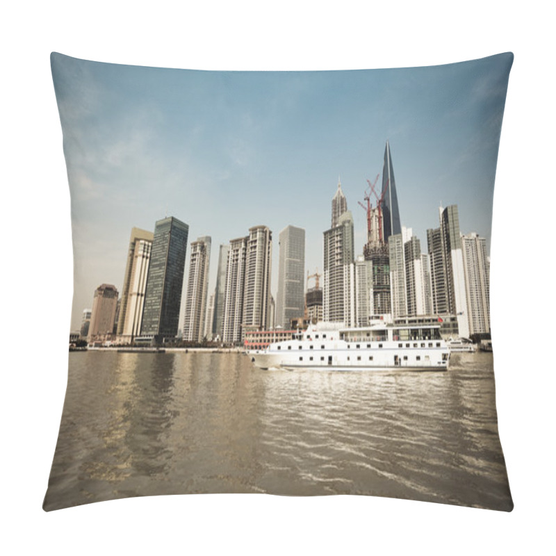 Personality  Shanghai Scenery On Board Pillow Covers