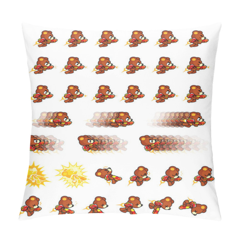 Personality  Suitable For Side Scrolling, Action, And Adventure Game. Pillow Covers