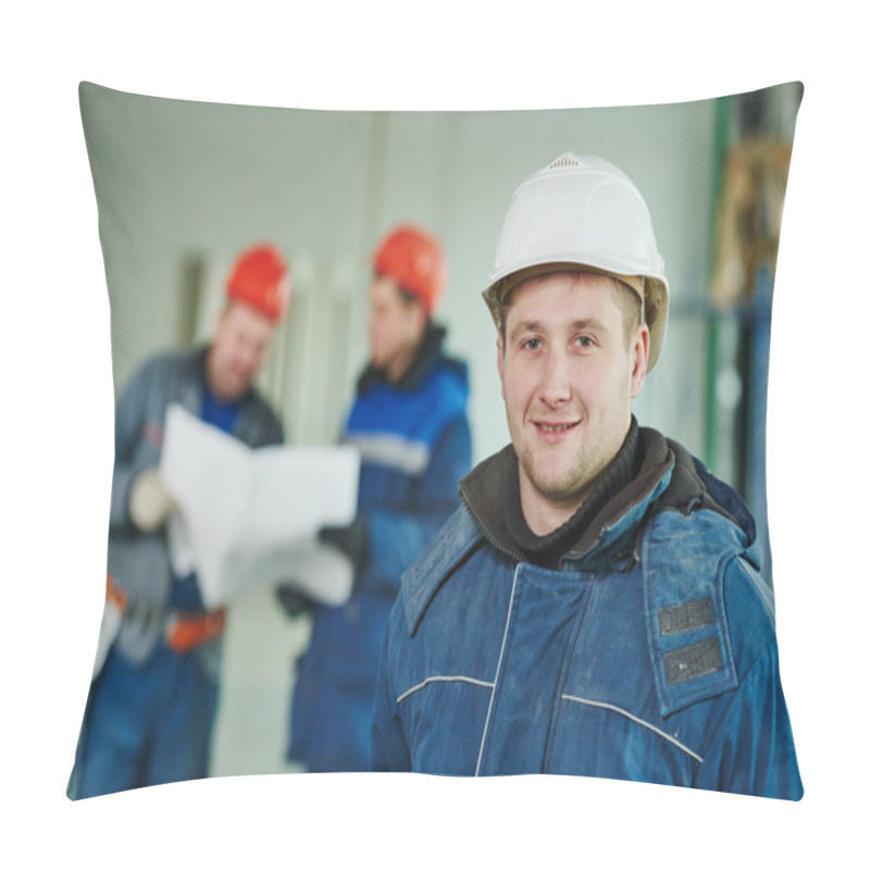 Personality  Construction Builder Worker At Site Pillow Covers