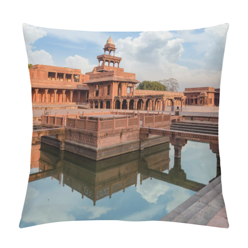 Personality  Historic Mughal Indian Architecture - Anup Talao At Fatehpur Sikri Agra, India. Pillow Covers