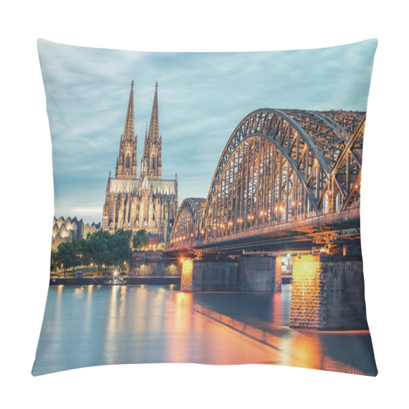 Personality  Cologne City In The Evening Pillow Covers