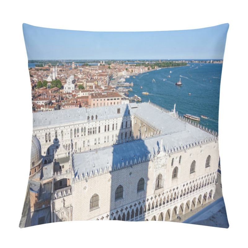 Personality  Doge S Palace In Venice - Aerial View - Palazzo Ducale Pillow Covers