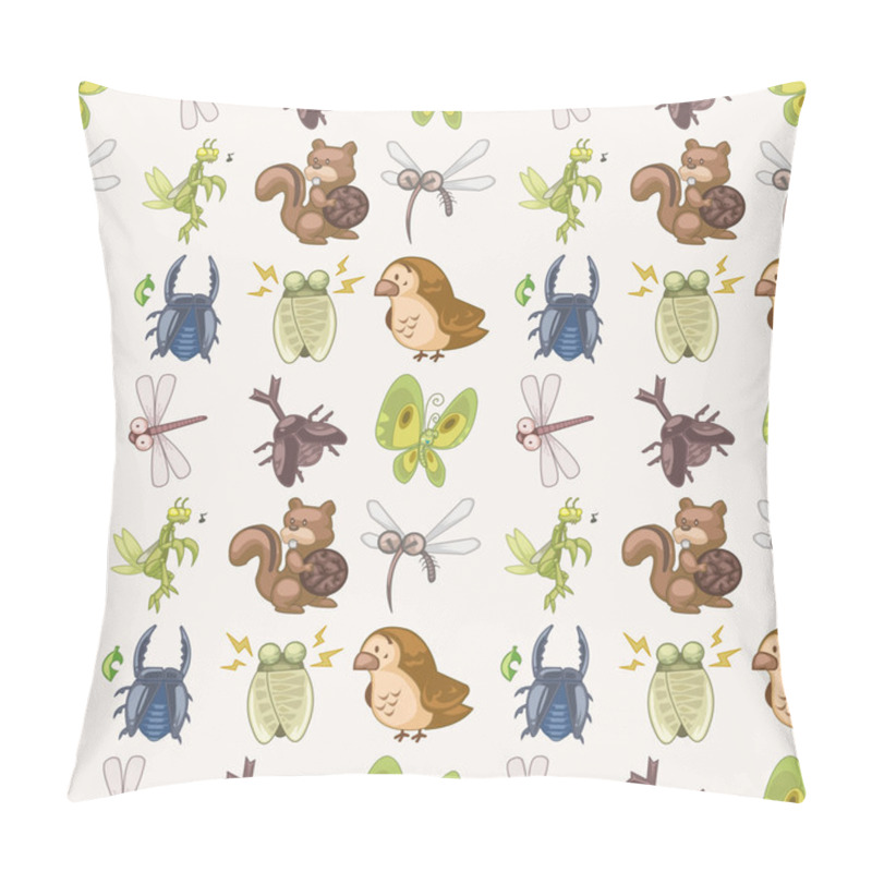 Personality  Seamless Summer Animal Pattern Pillow Covers