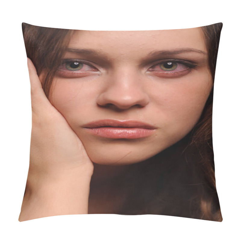 Personality  Sad Woman Pillow Covers