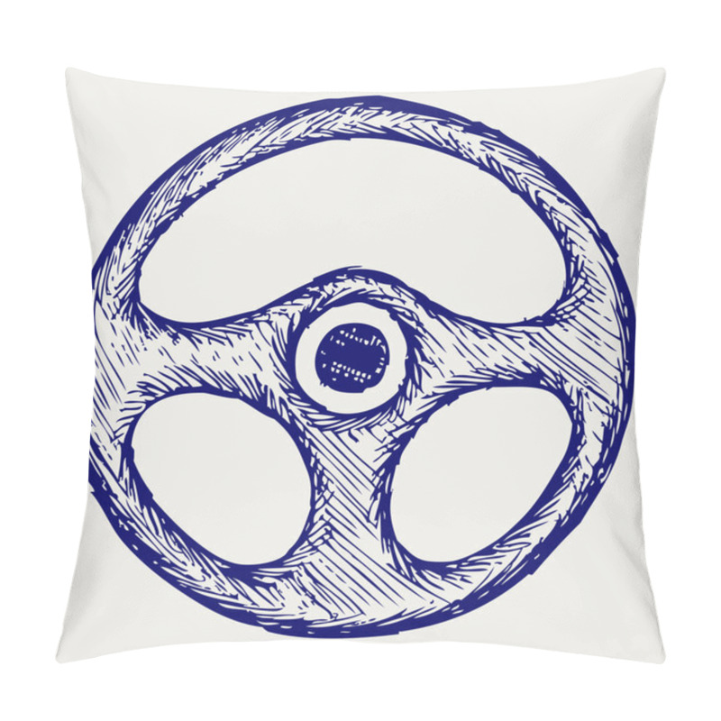 Personality  Steering Wheel Pillow Covers