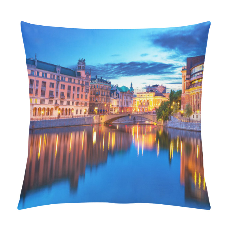 Personality  Evening Scenery Of Stockholm, Sweden Pillow Covers