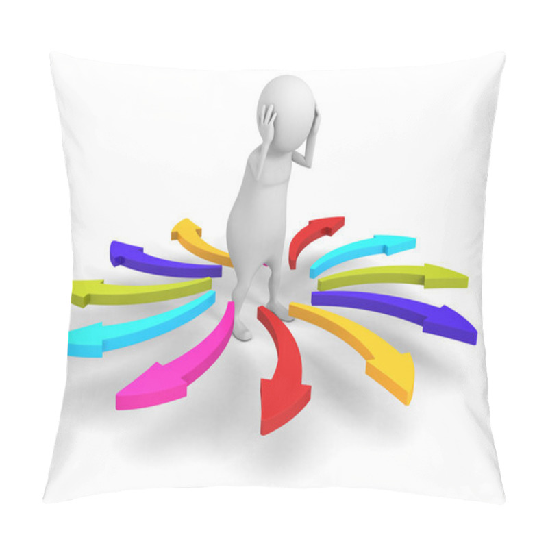 Personality  Person With Difficult Choice Pillow Covers