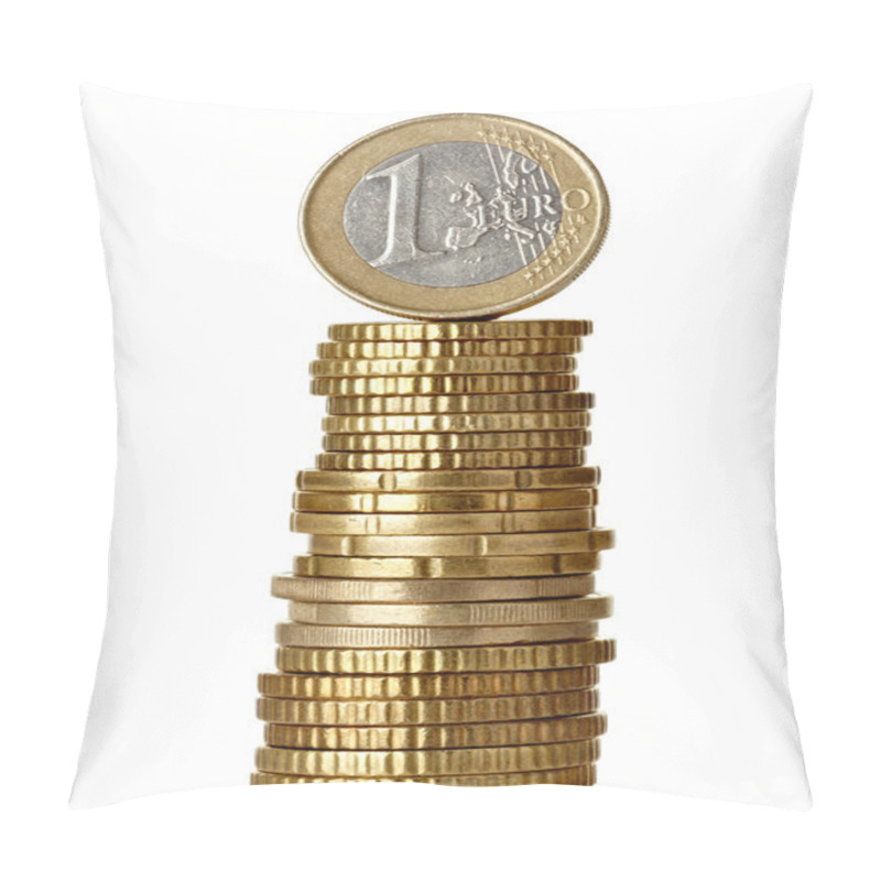 Personality  Coins Euro Money Pillow Covers