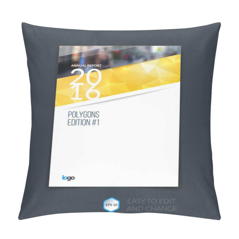 Personality  Brochure Template Layout, Cover Design Annual Report, Magazine,  Pillow Covers