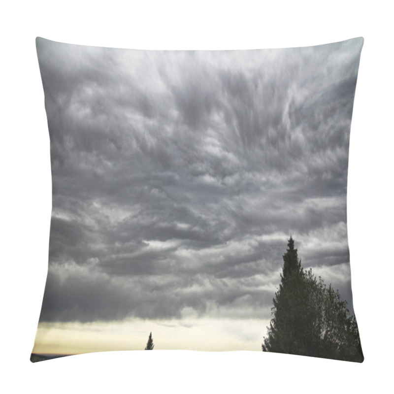 Personality  Storm Clouds In The Sky. A Storm Is Coming Pillow Covers