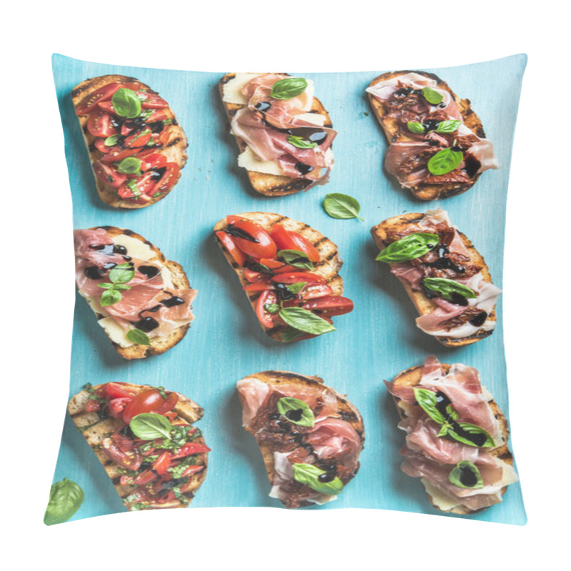 Personality  Brushetta Snacks For Wine Pillow Covers