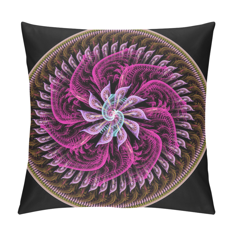 Personality  Stylized Flower Ornament. Pillow Covers