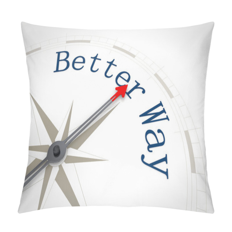 Personality  Compass Better Way Pillow Covers