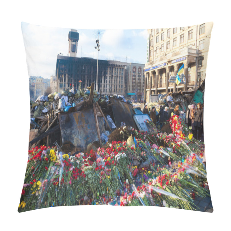 Personality  Ukrainian Revolution, Euromaidan After An Attack By Government F Pillow Covers