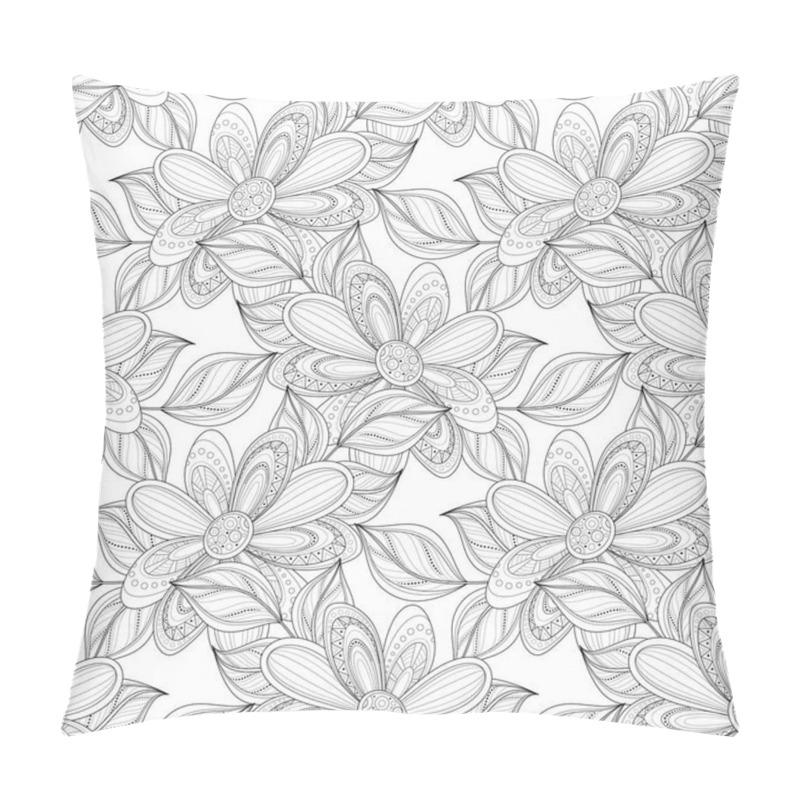 Personality  Seamless Floral Pattern Pillow Covers