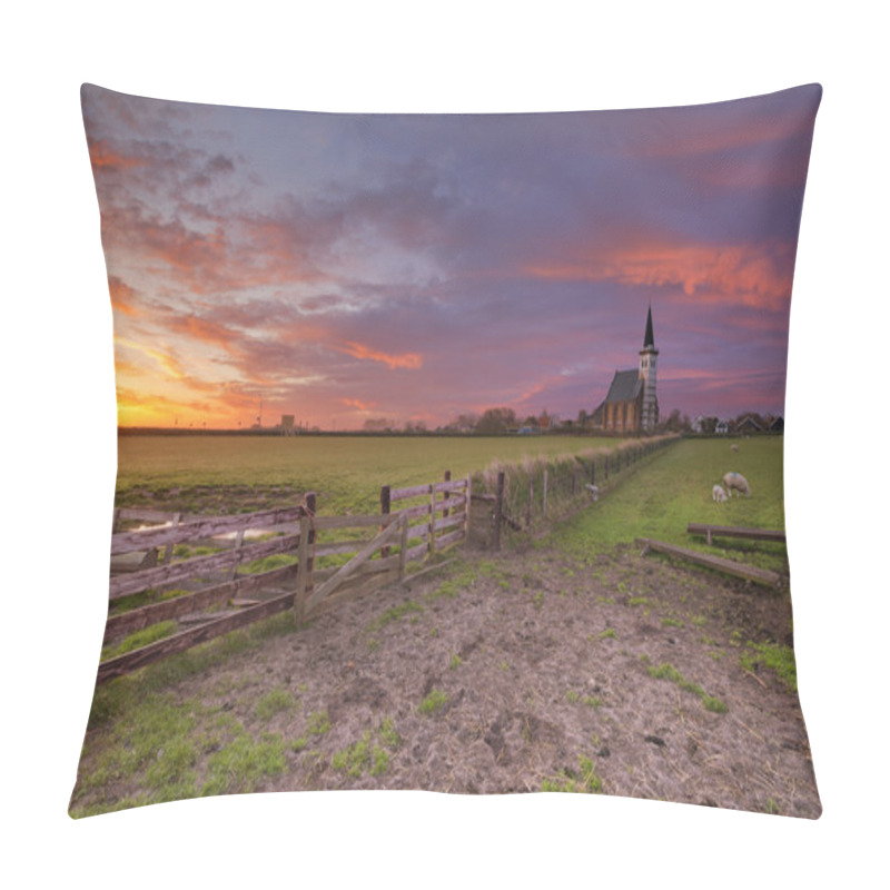 Personality  Church Of Den Hoorn On Texel Island In The Netherlands Pillow Covers