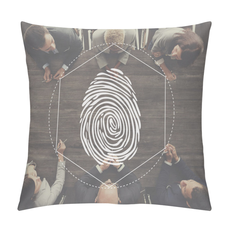 Personality  Business People Meeting Pillow Covers